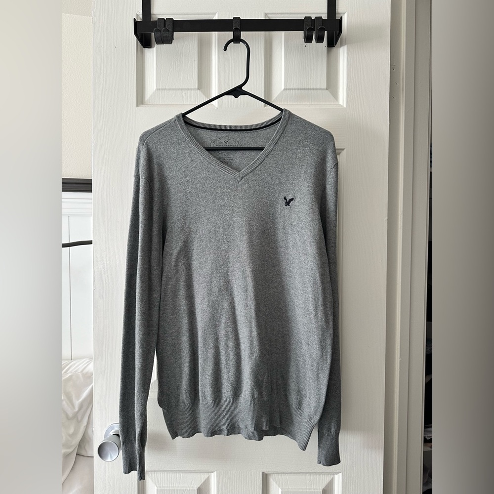 Men’s American Eagle Gray Knit Sweater